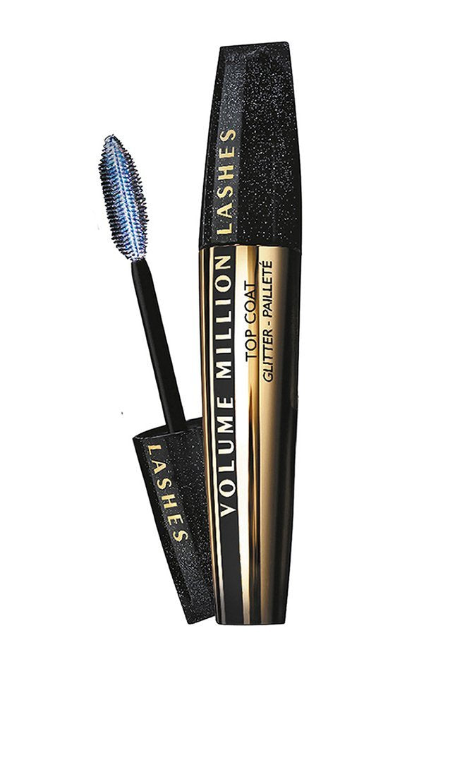 Loreal Volume Million Lashes Top Coat Glitter Gel Mascara