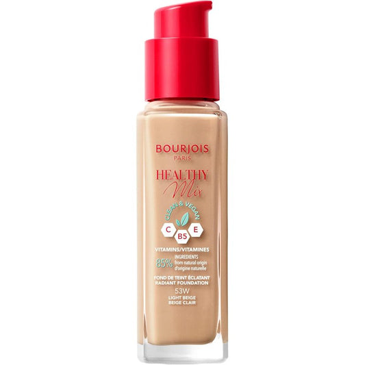 Bourjois Healthy Mix Clean & Vegan Foundation 53W Light Beige