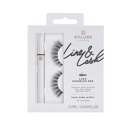 Eylure Line & Lash Faux Mink Wispy Clear Adhesive Pen