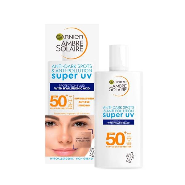 Garnier Ambre Solaire Ultra-Light Sensitive Face Fluid SPF50+ 40ml