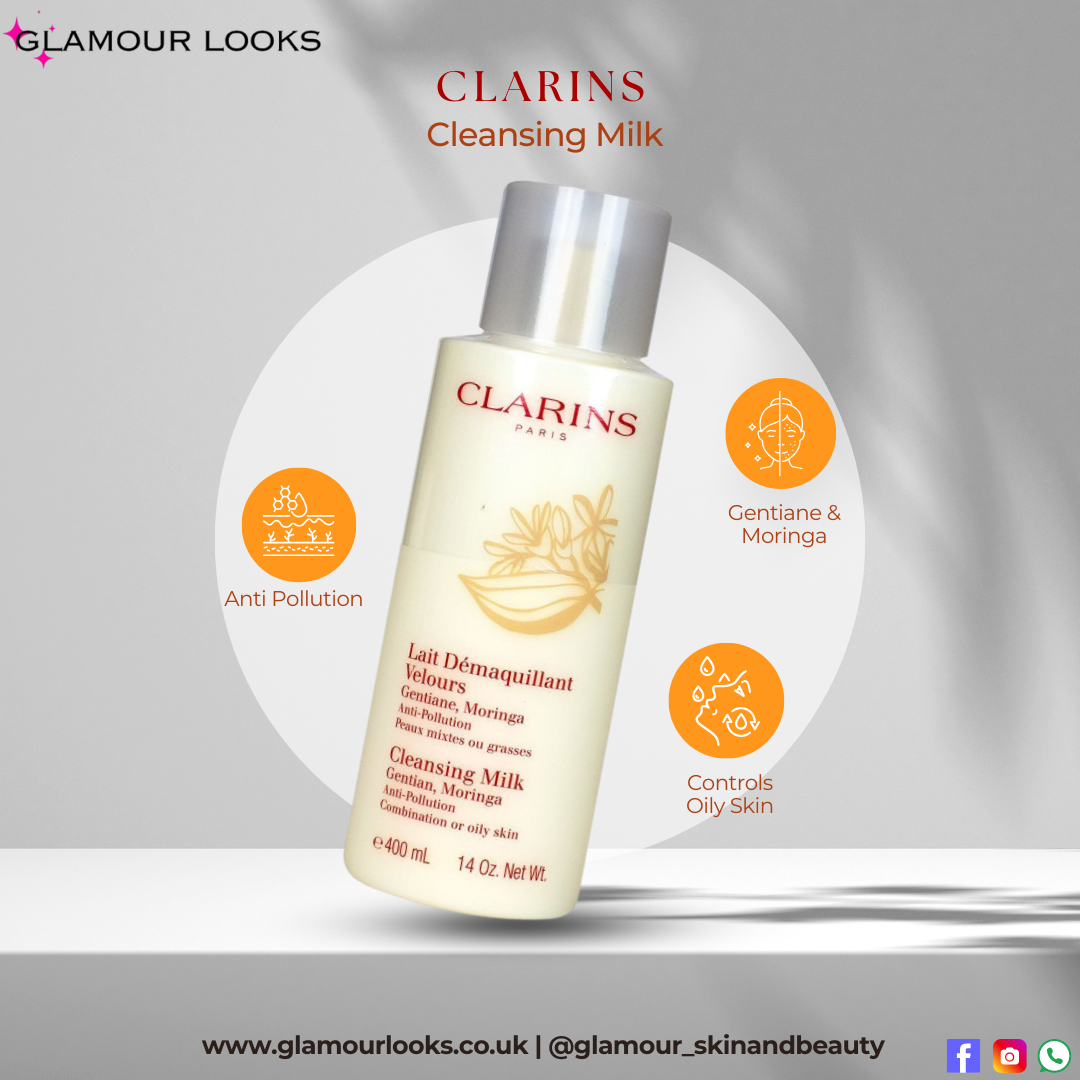 Clarins Cleansing Milk with Gentian 400ml