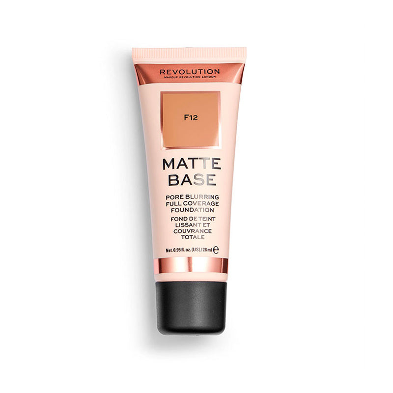 Revolution Matte Base Foundation F12 – Glamour Looks
