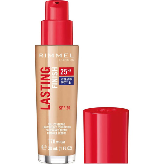 Rimmel Lasting Finish 25H Foundation 30ml 170 Wheat