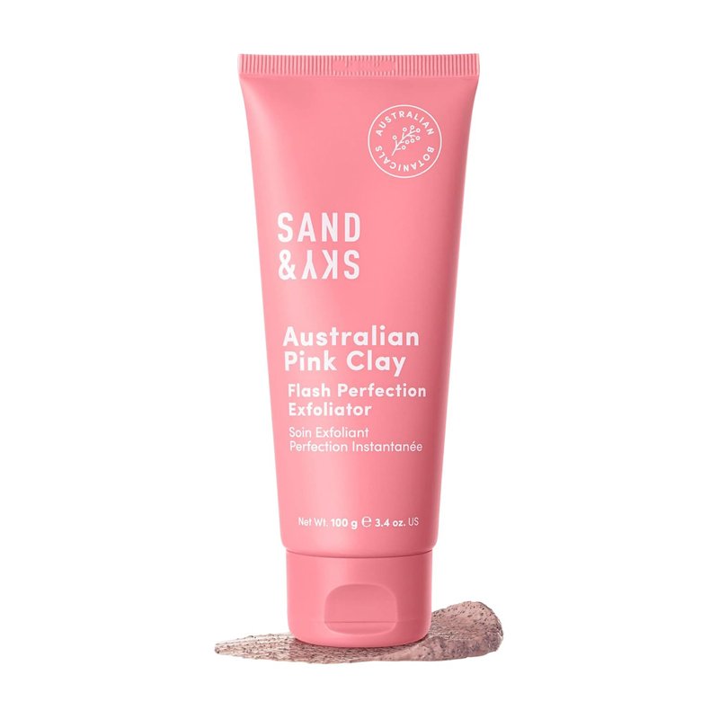 Sand and Sky Flash Perfection Exfoliator Australian Pink Clay 100g