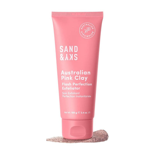 Sand and Sky Flash Perfection Exfoliator Australian Pink Clay 100g