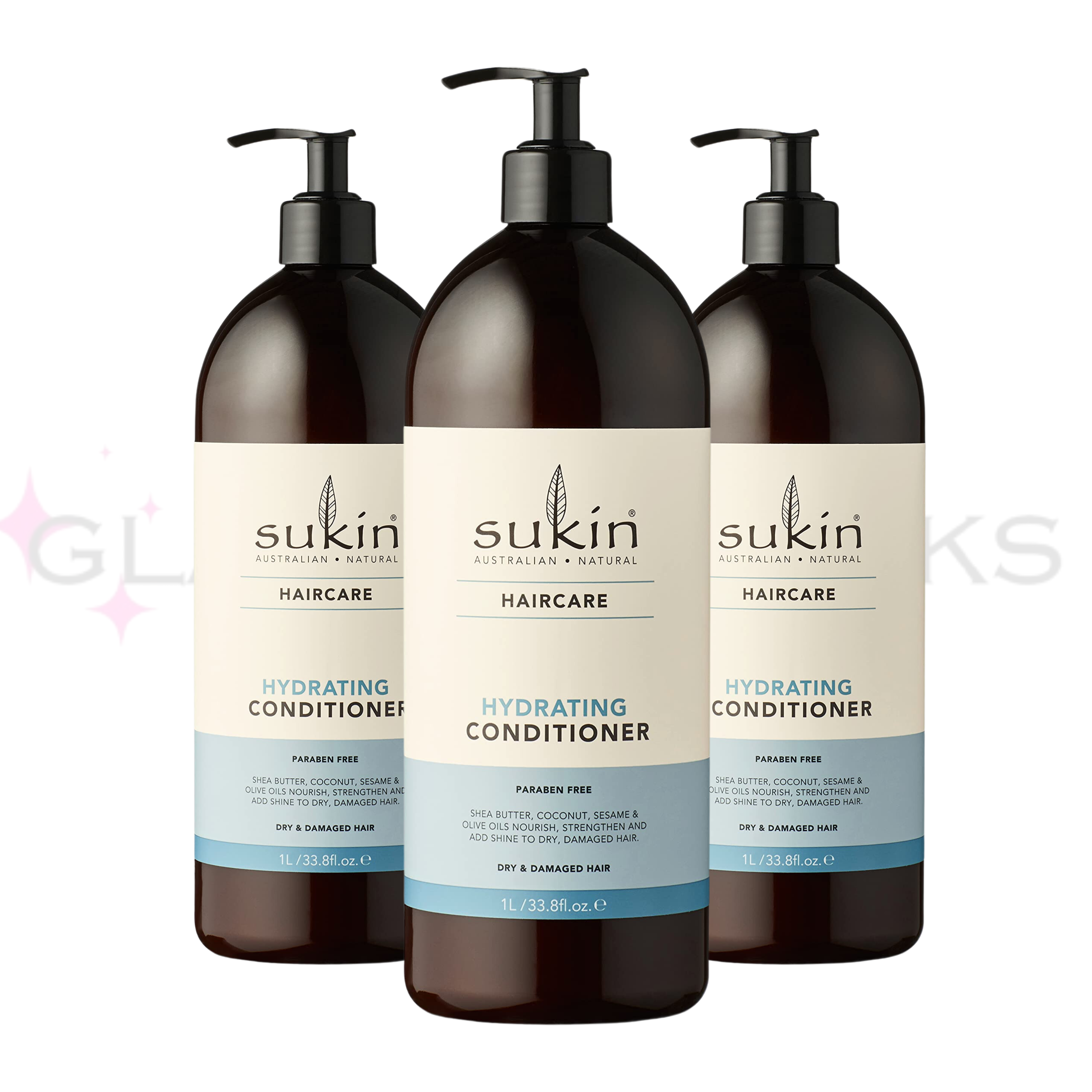 Sukin Hydrating Conditioner 1L - Pack of 3 – Glamour Looks